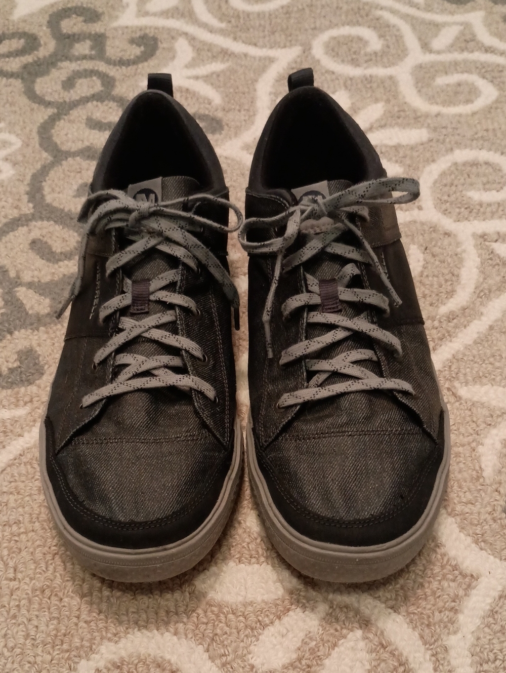 Merrell Rant Discovery Canvas Black and Gray Men's Casual Lace-Up Sneakers